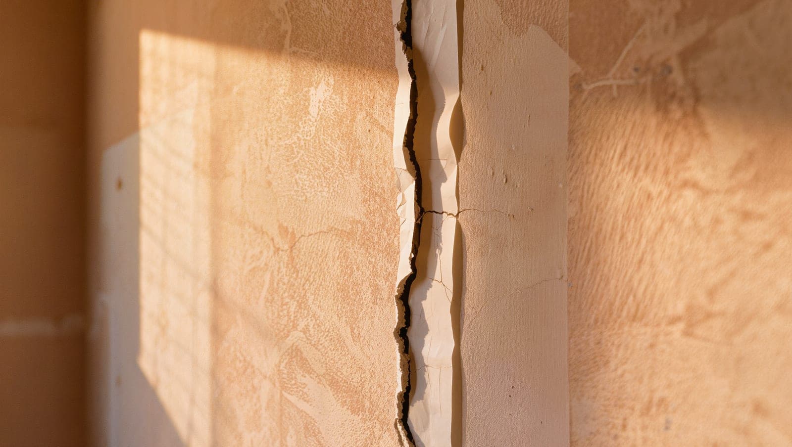 Drywall seam with lifted, bubbled joint tape