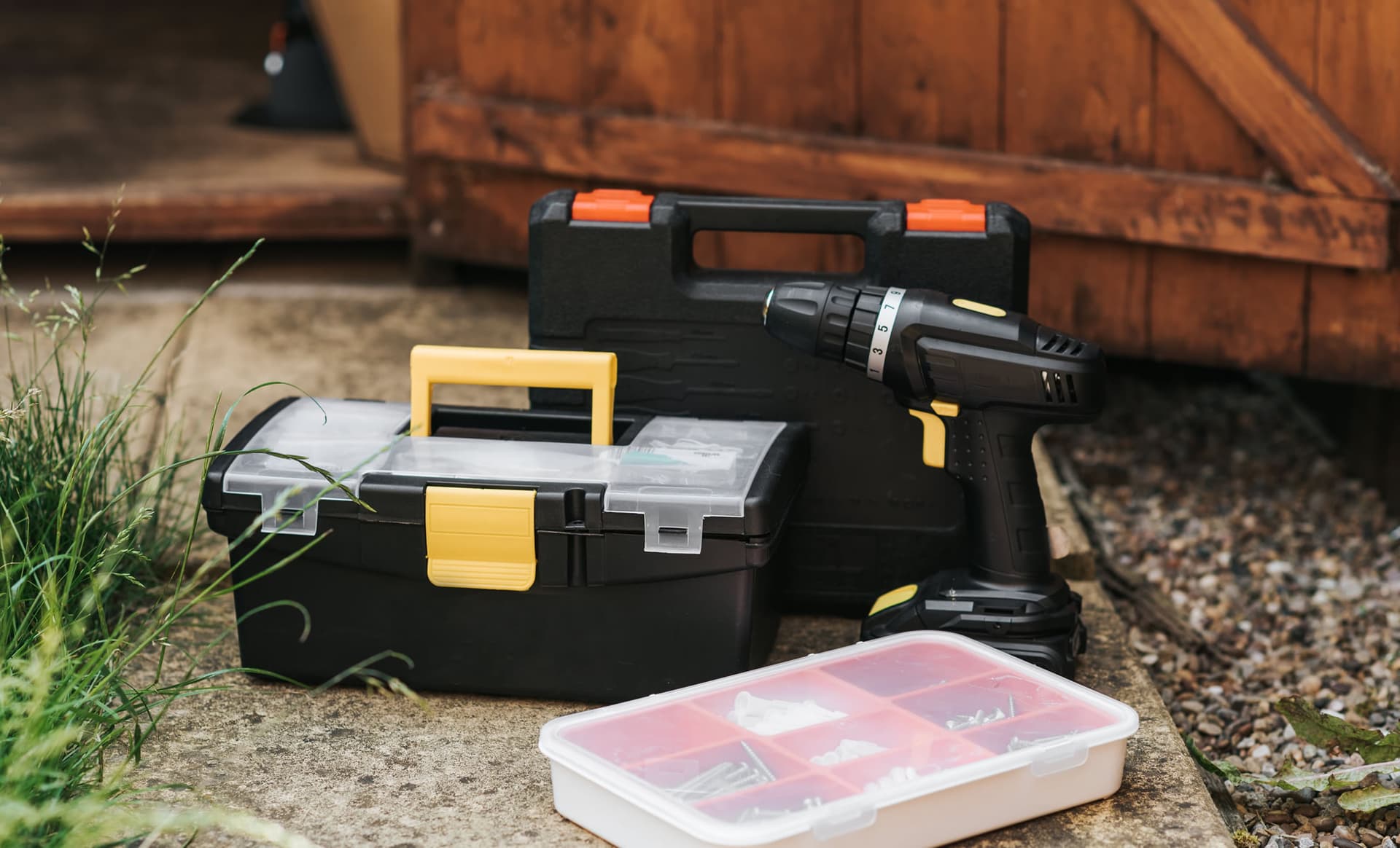 A well-kept toolbox — the mark of a professional